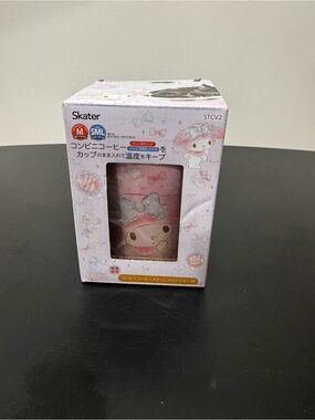My Melody Pink Kids Stainless Steel Cup - Cute Bow Design